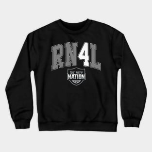 oakland football fans (grunge) Crewneck Sweatshirt